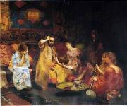Arab or Arabic people and life. Orientalism oil paintings 294 unknow artist